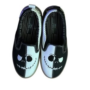 Disney Kids Black and White Character jack skellington sneakers